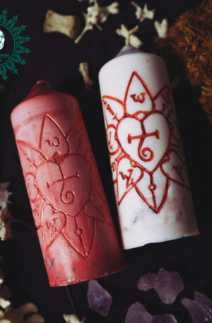 Candele sigillate per "Amore" e "Addolcimento"